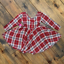 Load image into Gallery viewer, Christmas Plaid Pocket Tunic 7
