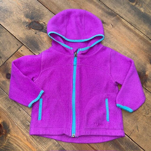 Fleece Hooded Zip-Up Jacket 12/18M
