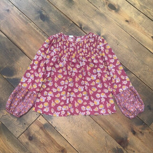 LS Smocked Floral Tunic 13/14