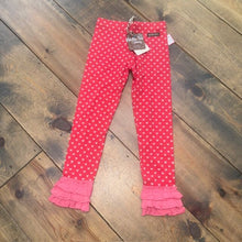 Load image into Gallery viewer, NEW!! Valentines Day Heart Ruffle Leggings 6
