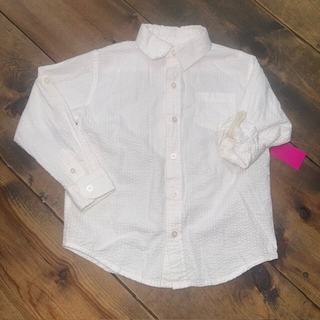 Seersucker button up 4T