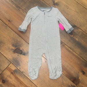 Striped footie 9M