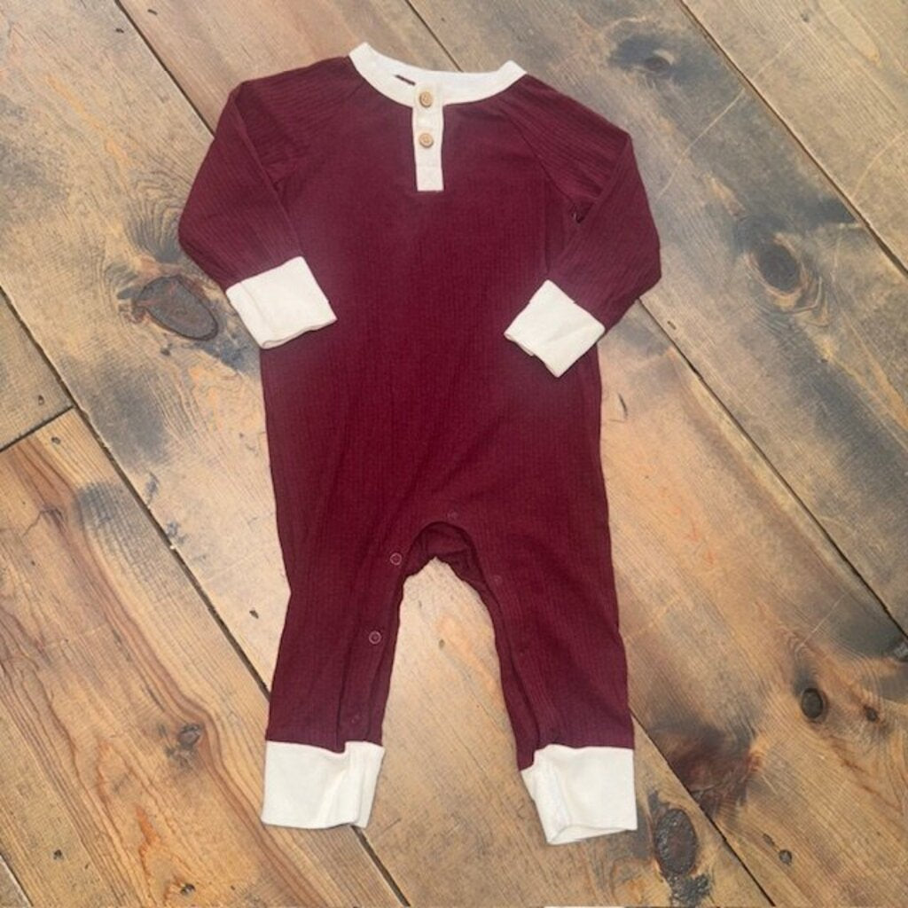 ribbed romper 6/9M