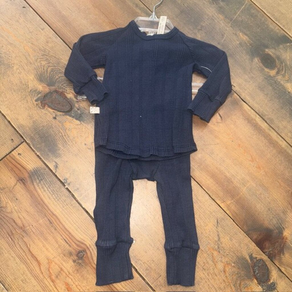Long Sleeve Ribbed Outfit 6/12M