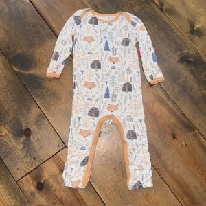 Bamboo Romper - Winter Animals 12/18M