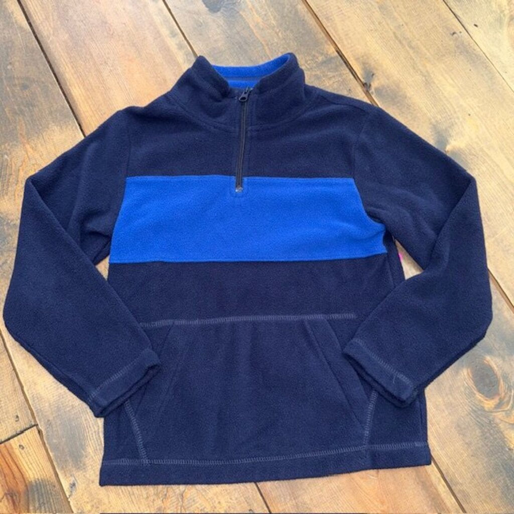 zip up fleece pullover 5/6