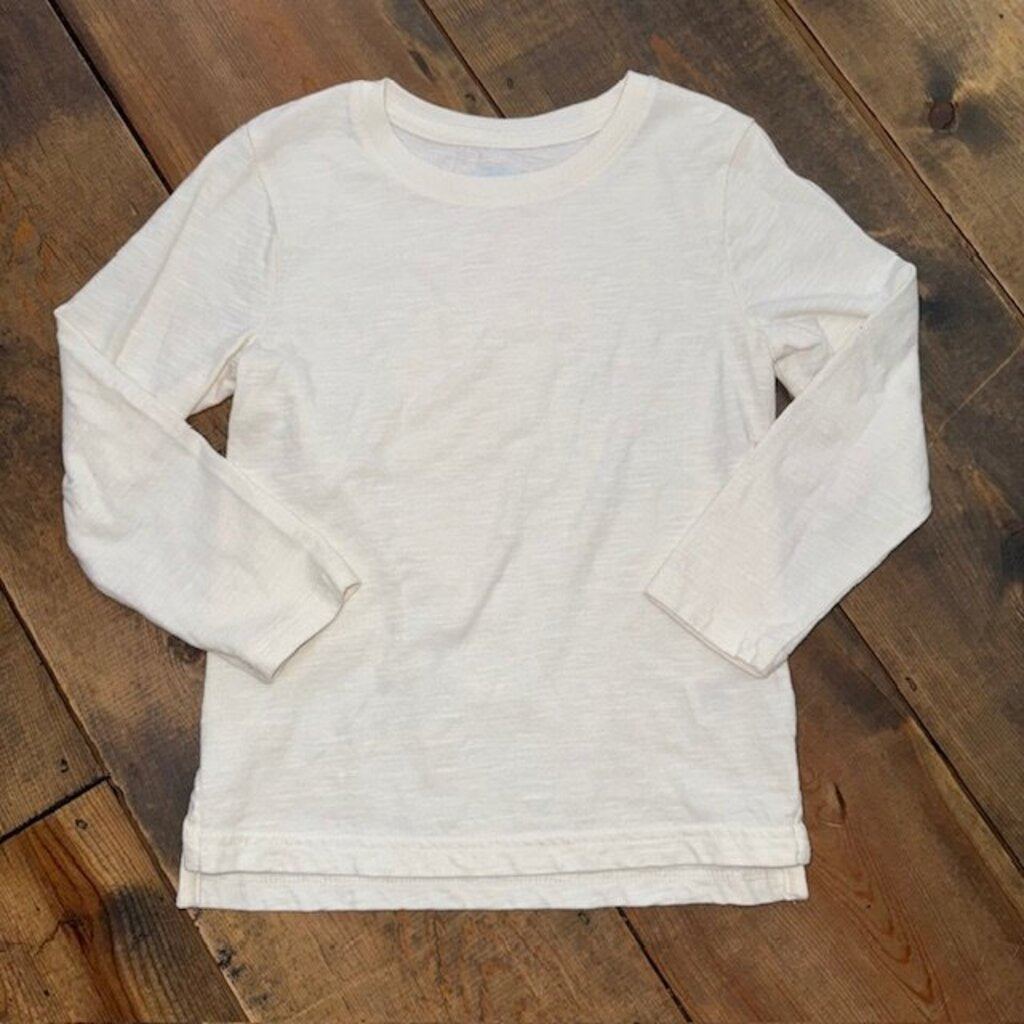 Long sleeve solid tee 5T