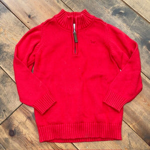 Cotton quarter zip sweater 6