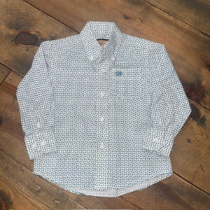 Button Down Western Shirt 3T