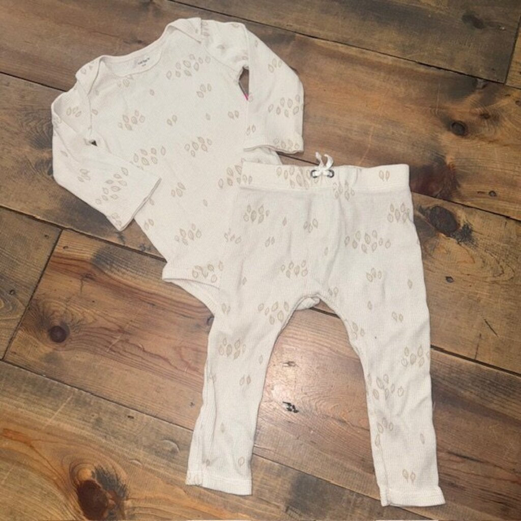 Fall Waffle Knit Outfit 18M