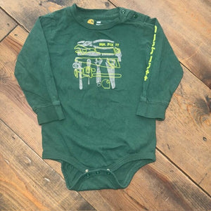 Long Sleeve Mr. Fix It Bodysuit 18M