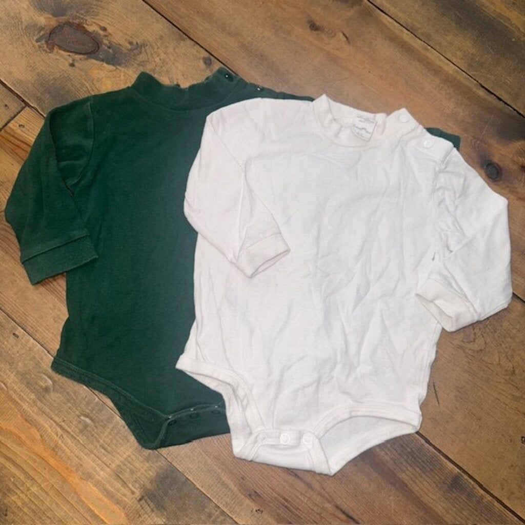 2- pack mockneck bodysuit 18M