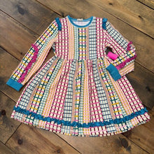 Load image into Gallery viewer, Hopscotch Ruffle Dress **as is** 8

