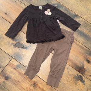 Rose Cardigan & Leggings 12M