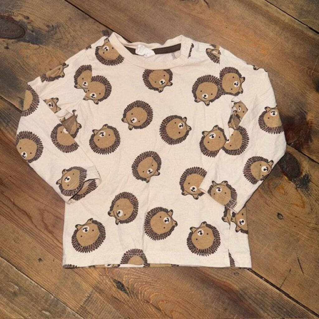 long sleeve hedgehog tee 2T
