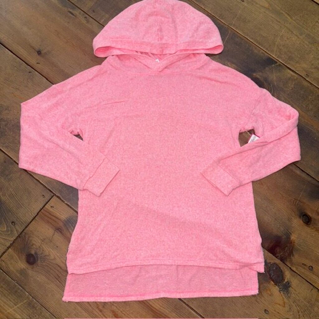 LS hooded light sweater top 7/8