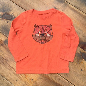 long sleeve bear tee 2T
