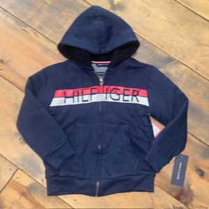 NEW Sherpa hood zip up jacket 4T