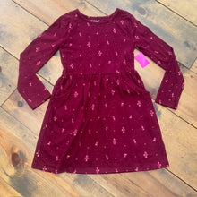 Load image into Gallery viewer, long sleeve floral pocket dress 7/8
