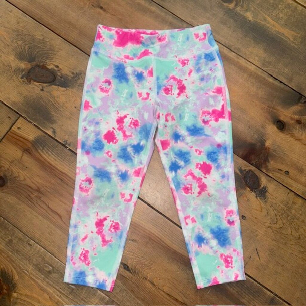 Athletic tie dye leggings 6/6x