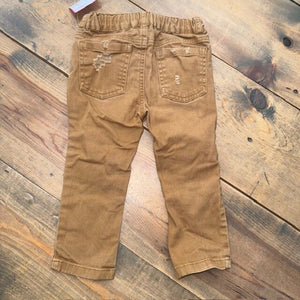 adjustable waist distressed pant 2T