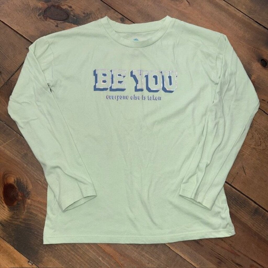 long sleeve be you tee 10/12