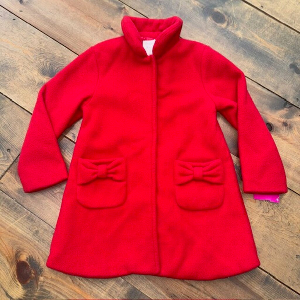 Fleece Peacoat 4/5T
