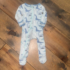 Dinosaur Bamboo Sleeper 3/6M