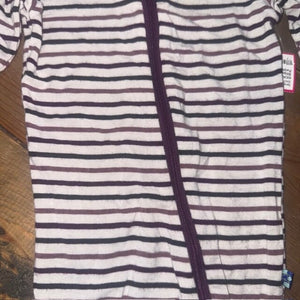 Bamboo Stripe Footed Sleeper 0/3M