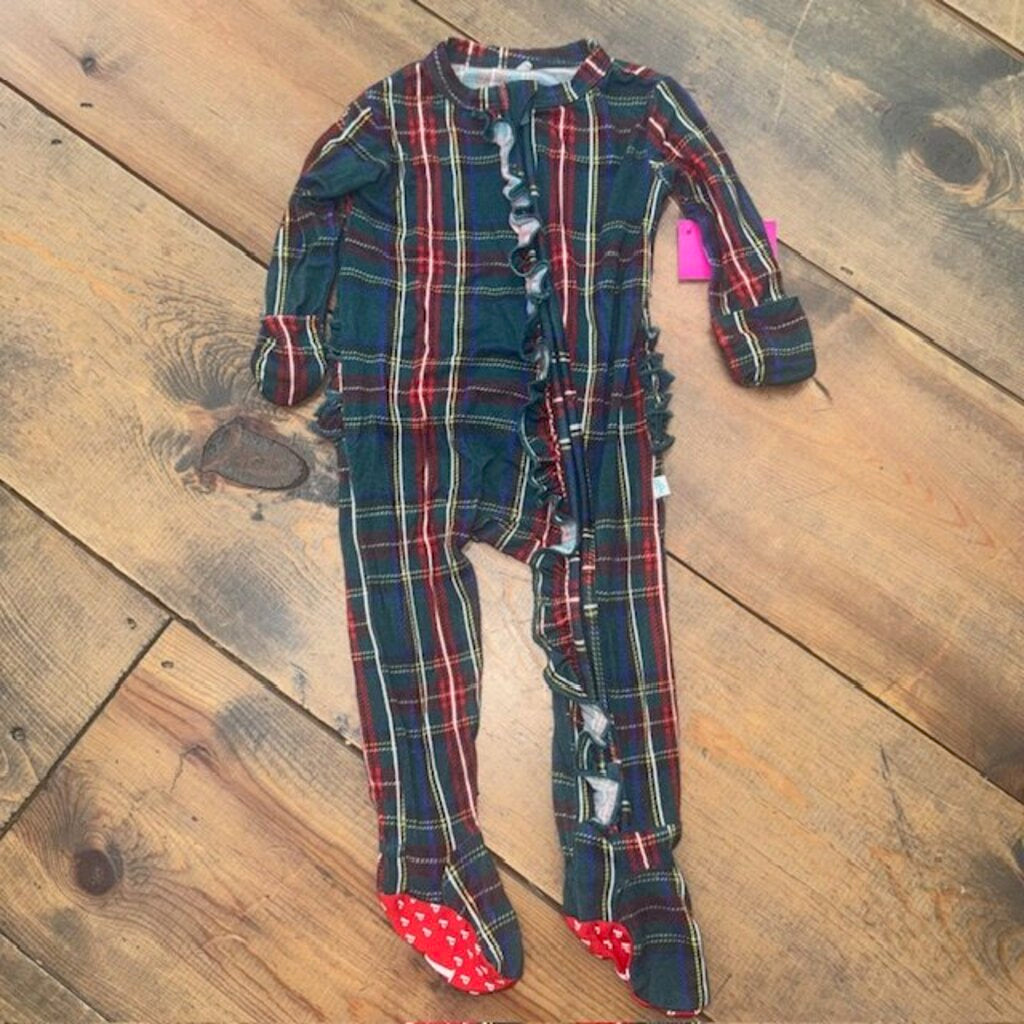 Bamboo Footed Zipper Sleeper 0/3M
