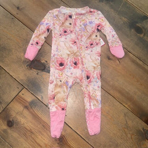 Bamboo Convertible Zipper Sleeper 0/3M