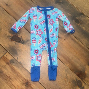 Bamboo Convertible Zipper Sleeper NEWBORN