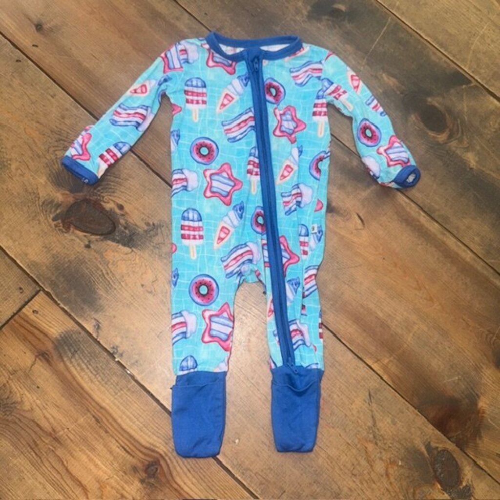 Bamboo Convertible Zipper Sleeper NEWBORN