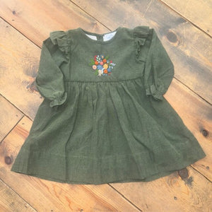 Embroidered Floral Long Sleeve Dress 18M