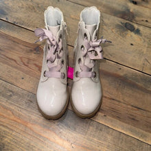 Load image into Gallery viewer, Patent Lace Up Booties 2
