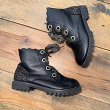 Load image into Gallery viewer, Glitter Combat Boots 1
