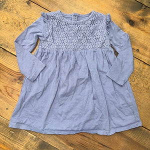 Long Sleeve Lace Dress 12M