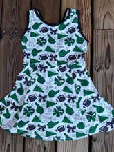 Load image into Gallery viewer, Green Game Day Skort Dress
