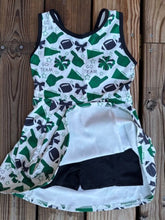 Load image into Gallery viewer, Green Game Day Skort Dress
