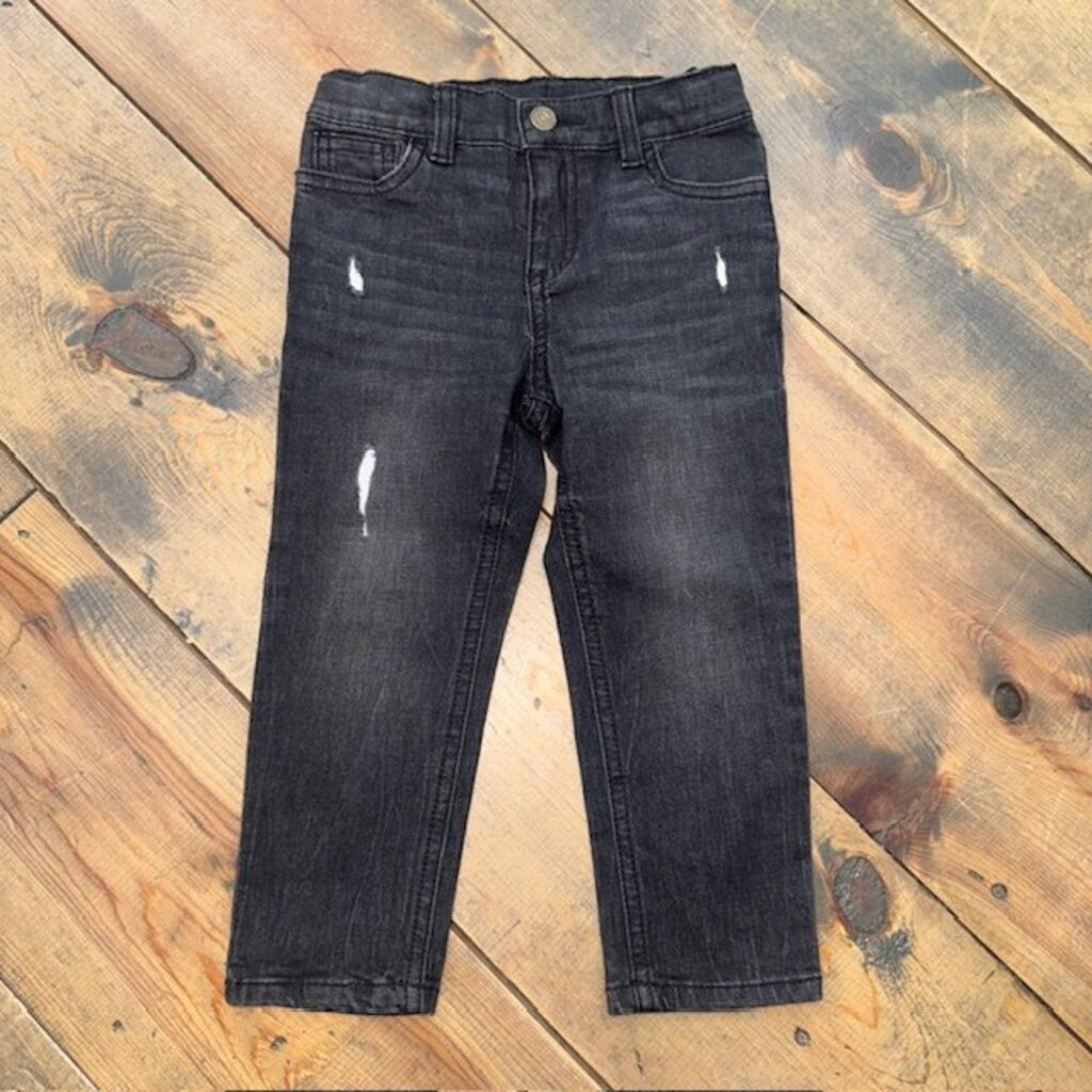 Distressed Adjustable Waist Jeans 2T