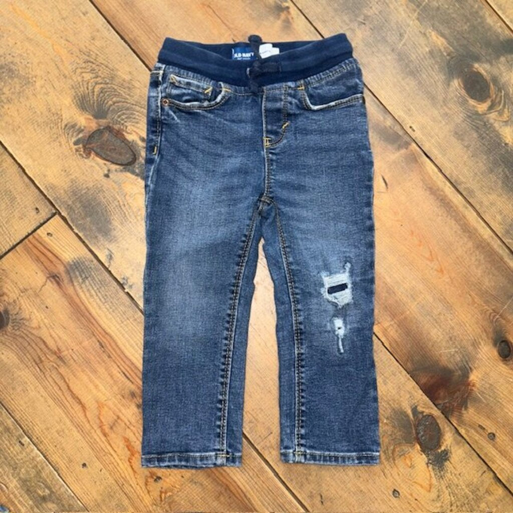 Distressed Karate Skinny Jeans 2T