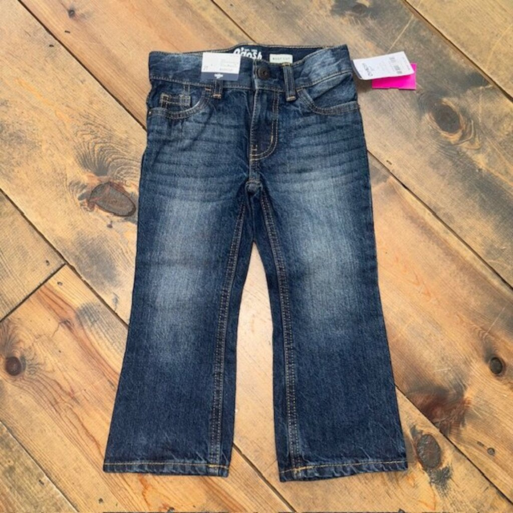 NEW!! Bootcut Denim Adjustable Waist Jeans 2T