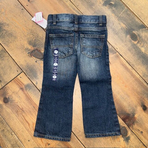 NEW!! Bootcut Denim Adjustable Waist Jeans 2T