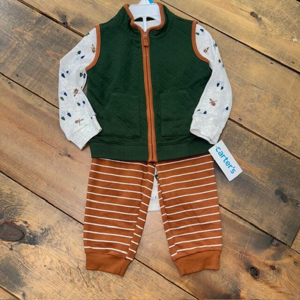 3-PC Vest Outfit 24M