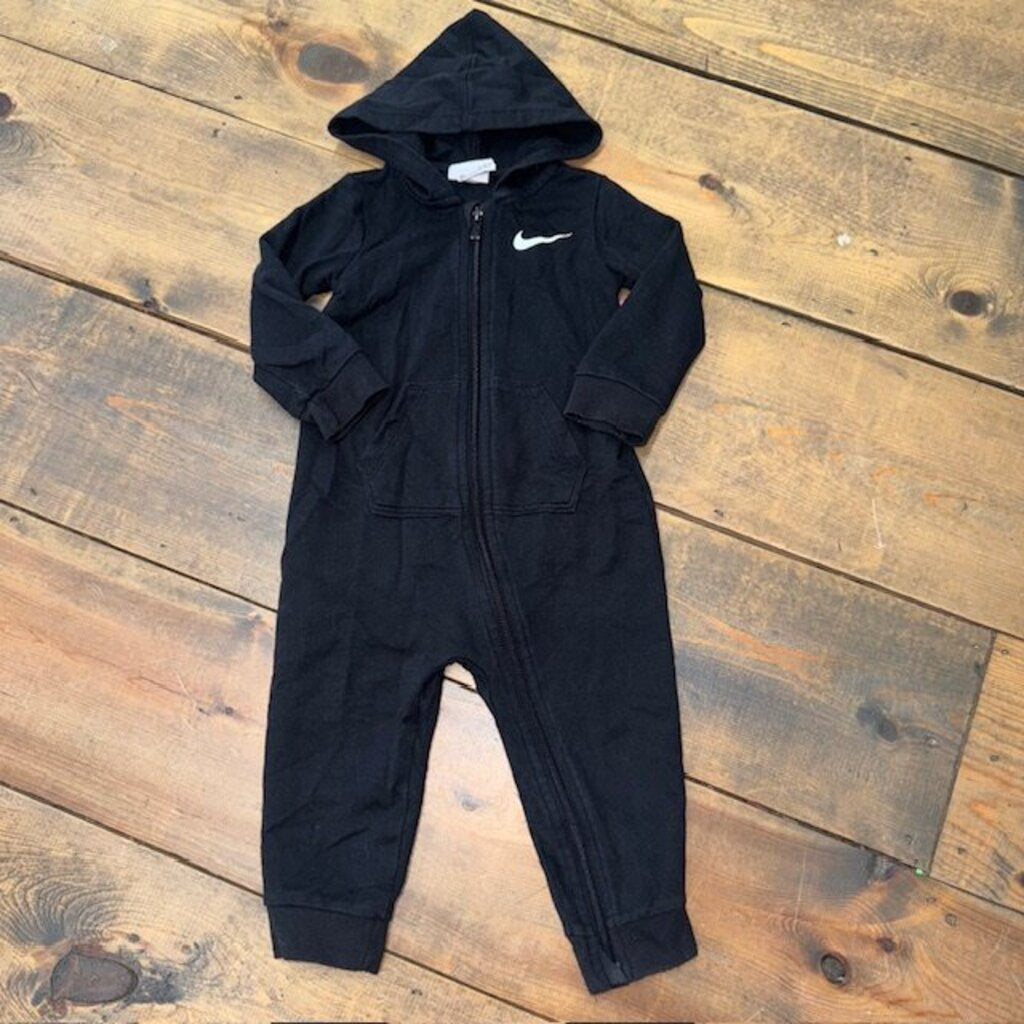 Hooded Athletic Romper 18M