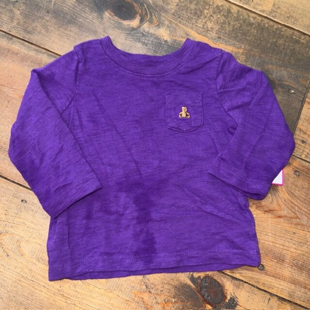 Long Sleeve Pocket Tee 12/18M
