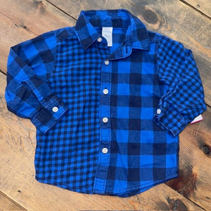 Plaid Button Up Shirt 18M