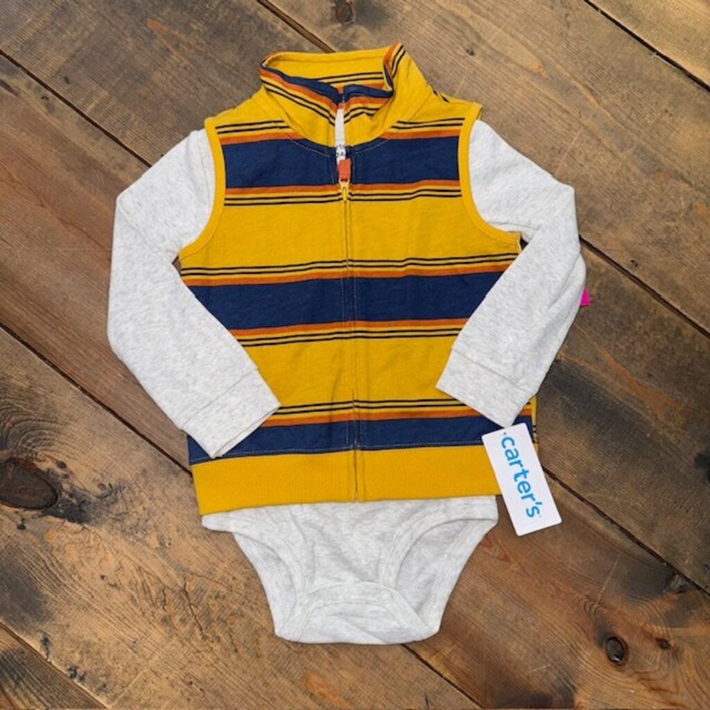 NEW Stripe Vest & Bodysuit 24M