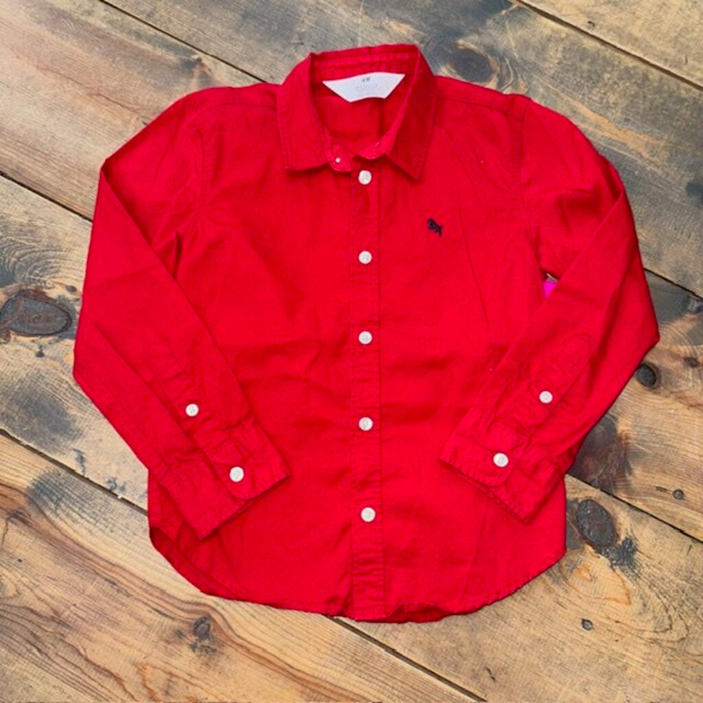 long sleeve solid button up 6