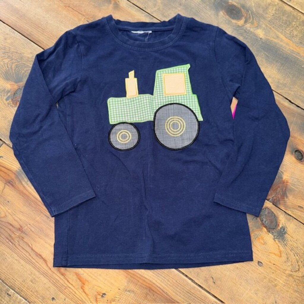 long sleeve embroidered tractor tee 6